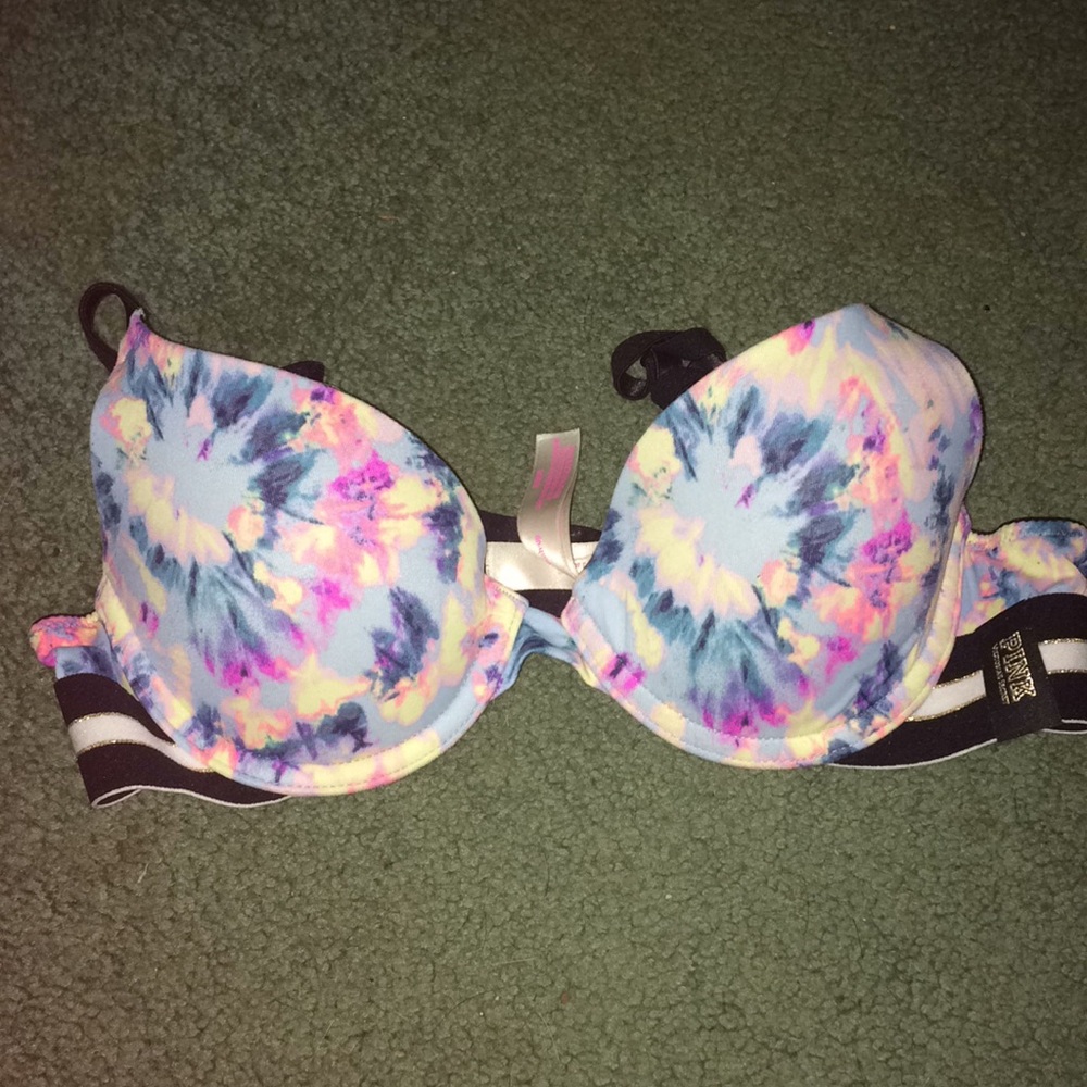 Pink bra